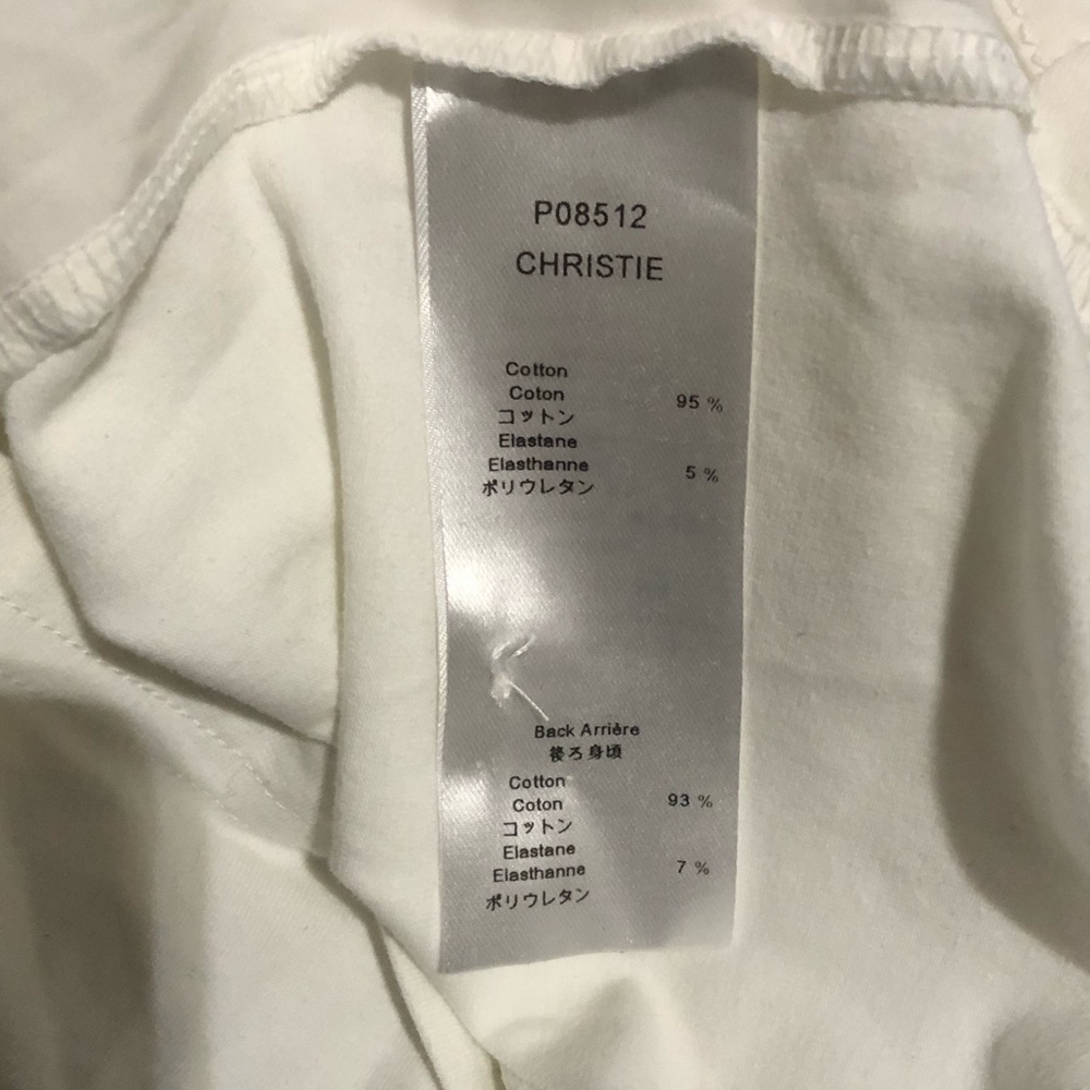 Anne Fontaine Christie Shirt
White Long Sleeved Double Collared T-Blouse - Picture 10 of 13